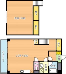 アイユーホーム八幡blog とんでもなく広い1ｌｄｋメゾネット アイユーホーム