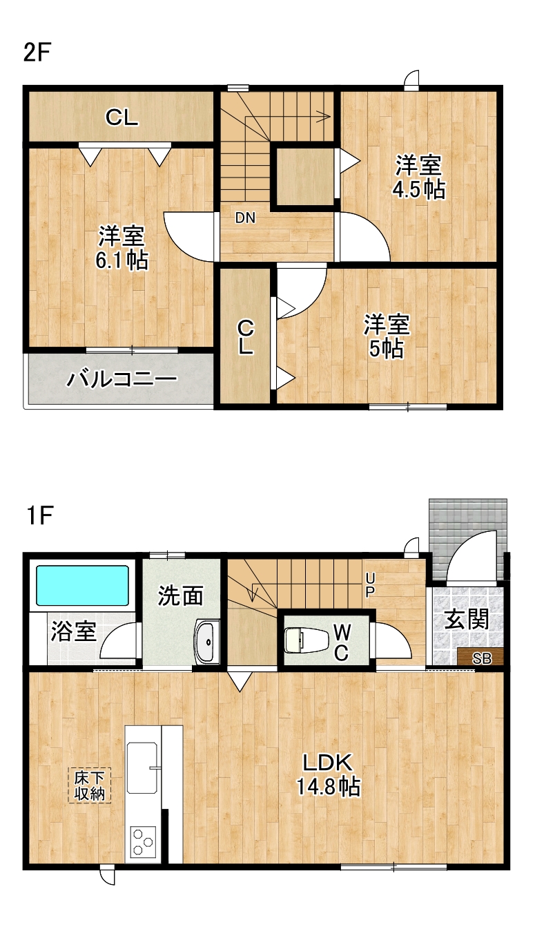 下富野 サンラプロ下富野Ⅳ A・B・C棟☆新築☆小倉北区・富野・赤坂周辺エリア | アイユーホーム